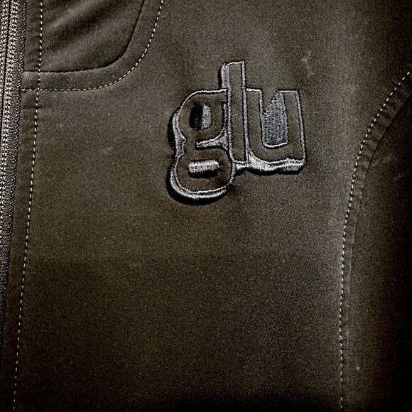 The North Face Womens Jacket Full Zip Charcoal Gray Soft Shell GLU Logo Size Med - Picture 5 of 9